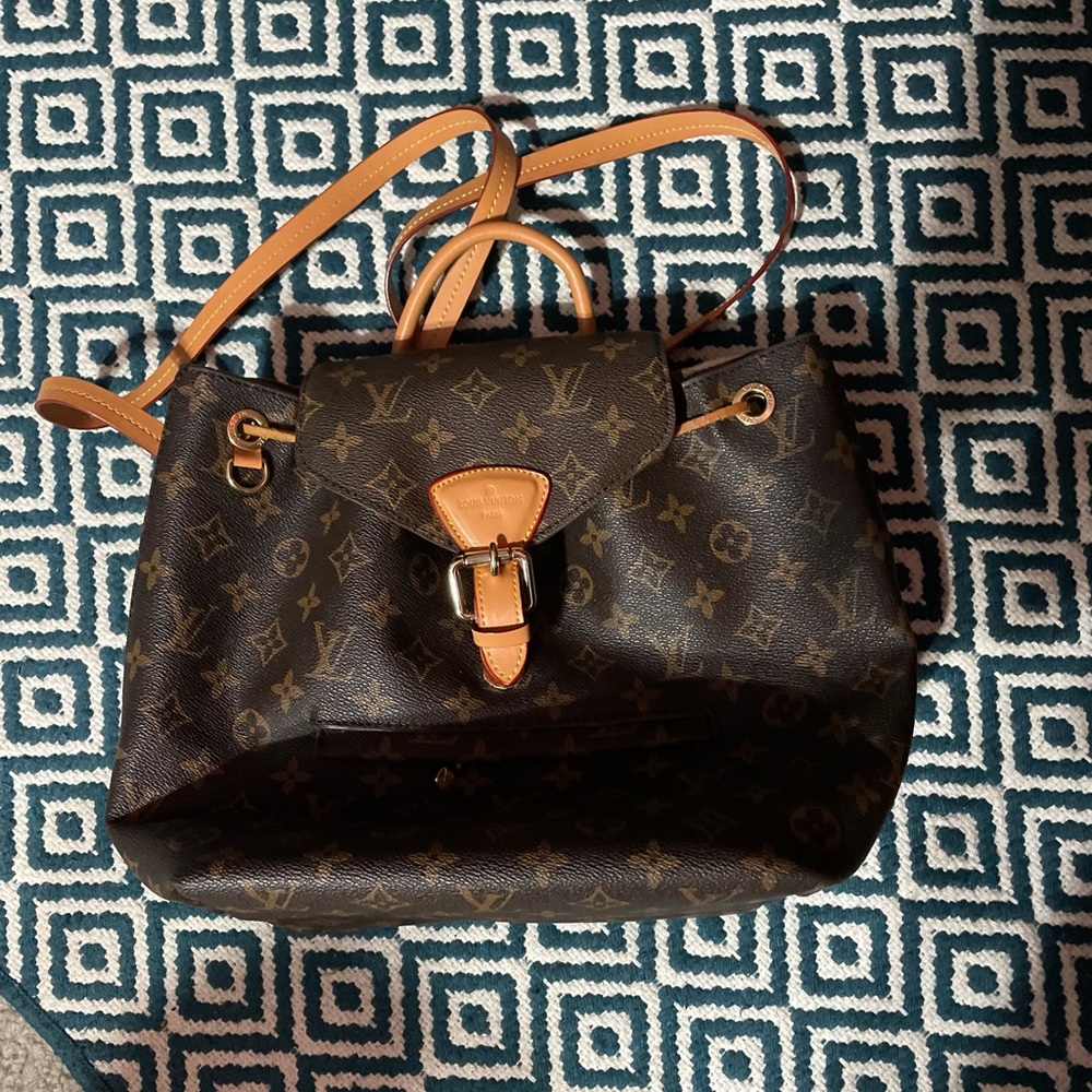 Brown backpack